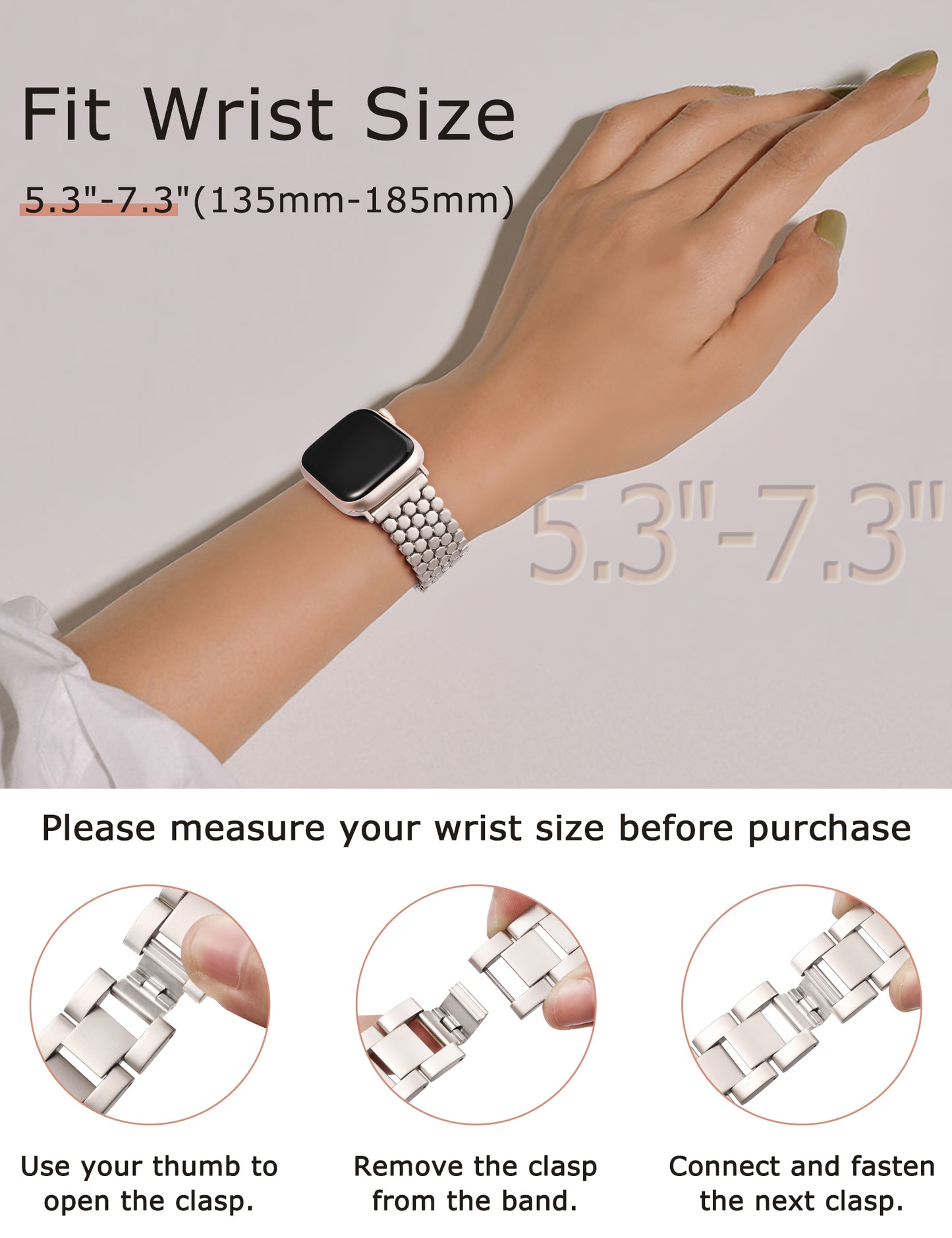 Minyee Compatible with Apple Watch Band 41/40/38/44/45/46/49/42mm Women, Dressy Honeycomb Metal Pretty Strap Designer Gold Silver Link Bracelet Wristband for iWatch Series 10 9 8 7 6 5 4 3 Ultra SE