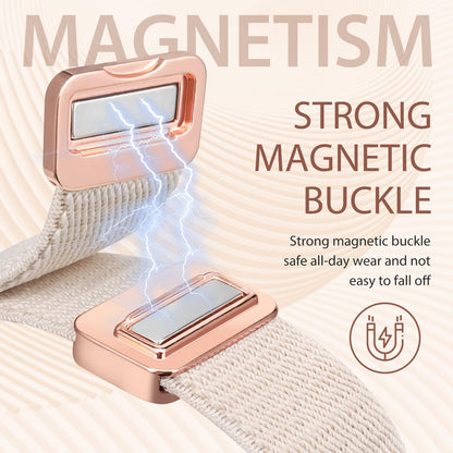 Minyee Magnetic Stretchy Band Compatible with Samsung Galaxy Watch 7/6/5/4/FE/Active 2 40mm 44mm/Watch 6 Classic 43mm 47mm/5 Pro 45mm Women Men,20mm Celtic Knot Soft Elastic Nylon Fabric Dressy Strap