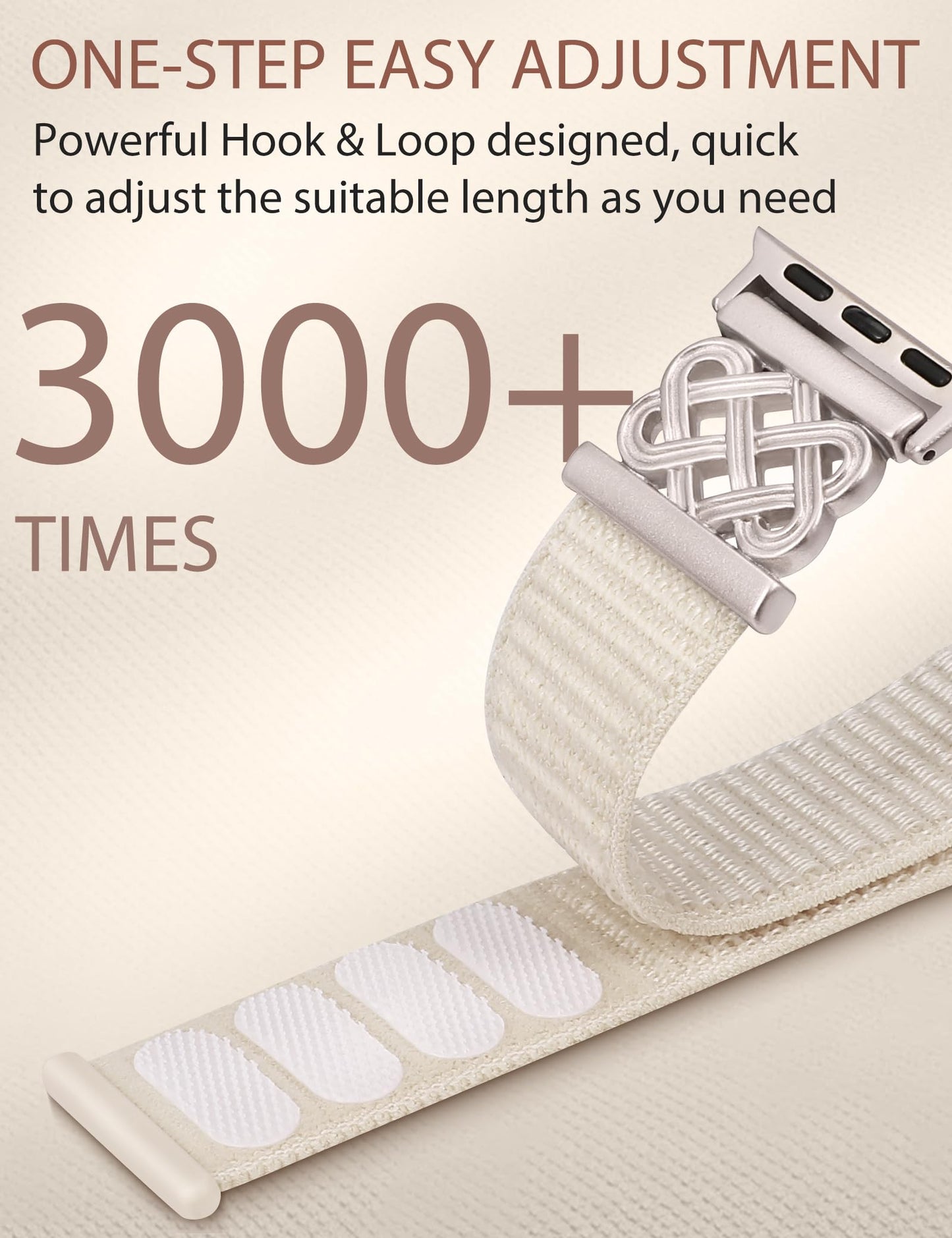 Minyee Nylon Loop Band Compatible with Apple Watch Bands 38/40/41/42/44/45/46/49mm Women Men, Celtic Knot Dressy Adjustable Breathable Braided Straps for iWatch Series 11 10 9 8 7 6 5 4 SE/Ultra 3 2 1